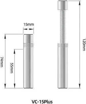Weastlinks VC-15 Graphics Card GPU Brace Support Aluminum Alloy Telescopic Rotating Video Card Holder Stand Bracket Jack Desktop PC