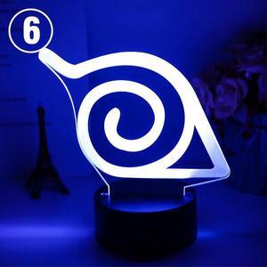 Weastlinks 16 Colors Naruto Uzumaki LED Night Light Toys Akatsuki Kakashi Hatake Kids Bedroom Nightlight Itachi Uchiha 3D Lamp Toys Gift