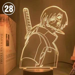 Weastlinks 16 Colors Naruto Uzumaki LED Night Light Toys Akatsuki Kakashi Hatake Kids Bedroom Nightlight Itachi Uchiha 3D Lamp Toys Gift
