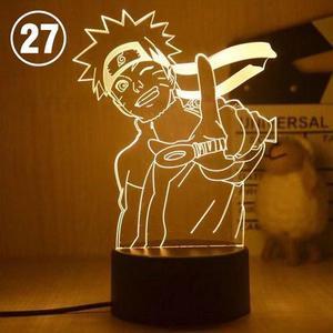 Weastlinks 16 Colors Naruto Uzumaki LED Night Light Toys Akatsuki Kakashi Hatake Kids Bedroom Nightlight Itachi Uchiha 3D Lamp Toys Gift