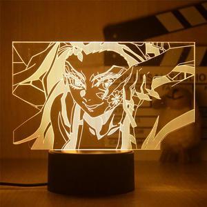 Weastlinks Anime 3D Led Light Kimetsu No Yaiba Nezuko Kamado for Bedroom Decoration Night Light Gift Manga 3D Lamp Demon Slayer Room Decor