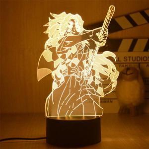 Weastlinks Anime 3D Led Light Kimetsu No Yaiba Nezuko Kamado for Bedroom Decoration Night Light Gift Manga 3D Lamp Demon Slayer Room Decor