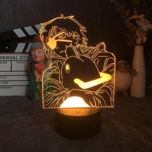 Weastlinks 3D Led Night Lamp Anime Chainsaw Man Aki Hayakawa 16 Colors for Bedroom Decor Kids Birthday Gift Manga Chainsaw Man Led Light Bedside