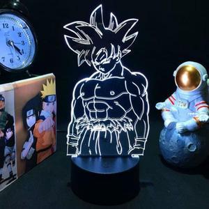 Weastlinks Anime Goku Vegeta 3D Led Night Light Dragon Ball Z Table Lamp Children Bed Room Decor BirthdayChristmas Gifts for Kids