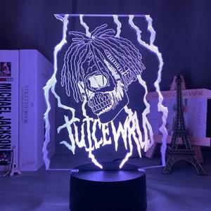 Weastlinks Juice WRLD 3d Lamp Led Night Light for Home Decoration Colorful Nightlight Gift for Fans Dropshipping Juice WRLD