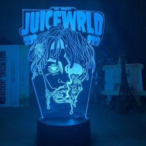 Weastlinks Juice WRLD 3d Lamp Led Night Light for Home Decoration Colorful Nightlight Gift for Fans Dropshipping Juice WRLD