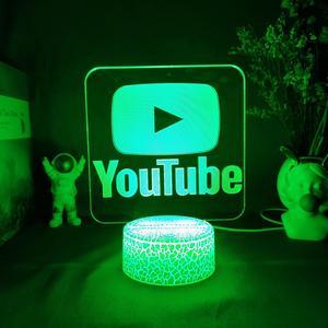 Weastlinks Aesthetic Logo Lamp Perfect Live Streaming Room Decoration PC Desk Backlight Youtube Online Game Tabletop Light Birthday Gift