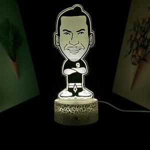 Weastlinks Football Player And Basketball Player 3D Lamp Room Decoration Nightlight Player Memorial Gift LED Night Light Dropshipping Deal