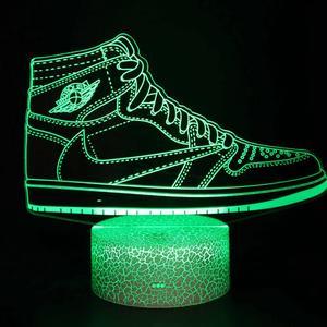 Weastlinks Shoe Series Led Night Light Bedside Lamp Home Decoration Room Boy Bedroom Bedside Table Decor Sports Fan Gift