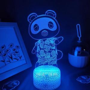 Weastlinks 16 Color Changing Animal Home Decor Setup Light USB Desk Lamp Illusion Lighting with Remote Control for Nintendo Switch Players