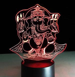 Weastlinks Buddha 7 Color Changing Night Lamp 3D Atmosphere Bulbing Light 3D Visual illusion LED Lamp for kids toy Christmas Birthday gifts