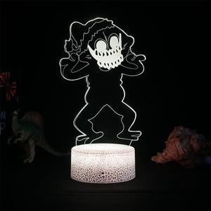 Weastlinks Friday Night Funkin Gaming Room Game Figure FNF LED Night Lights Led Panel Lights 3D Lamp Cute Room Decor Gift For Friends