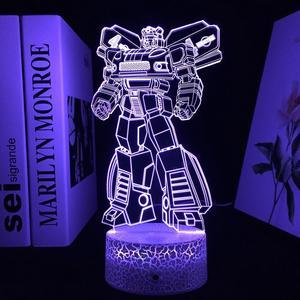 Weastlinks Anime Robot Series Figure LED Night Light for Child Bedroom Becoration Birthday Gift Lamp Manga Robot Acrylic Table Light