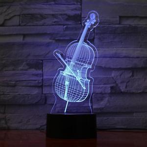 Weastlinks 3D LED Night Light Music Note with 7 Colors Light for Home Decoration Lamp Amazing Visualization Optical Illusion Awesome Gifts