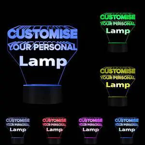 Weastlinks Boxing Gloves Novelty Table Night Light LED Desk Night Lamp Touch Control Engraved Gift 7 Color Change Boxing GYM Decoration