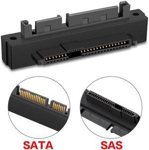 Weastlinks SFF-8482 SAS To SATA High Speed Hard Disk Drive Adapter Straight 180 Degree Angle