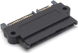 Weastlinks SFF-8482 SAS To SATA High Speed Hard Disk Drive Adapter Straight 180 Degree Angle