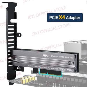 Weastlinks M.2 NVME to PCIe 4.0 3.0 Adapter With Aluminum SSD Heatsink, NVMe 64Gbps Gen4 PCIE x1 X4 X8 X16 Expansion Card for Desktop