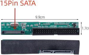 Weastlinks SATA to IDE Adapter 2.5" SATA Female to 3.5" IDE Male Converter 40 PIN Port 1.5Gbs 2.5 to 3.5 IDE Support ATA 133 100 HDD CD DVD