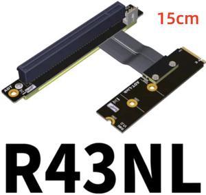 Weastlinks PCI-E 3.0 Riser Card M.2 for NGFF for NVMe to PCIe x16 Extension Cable Gen3 SATA Power Cable 32G/bps for BTC Miner