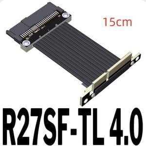 Weastlinks Riser U.2 Interface U2 To PCI-E 4.0 X4 SFF-8639 NVMe Solid State Transfer Extension Data Gen4.0 Cable 4 PCIe 4x