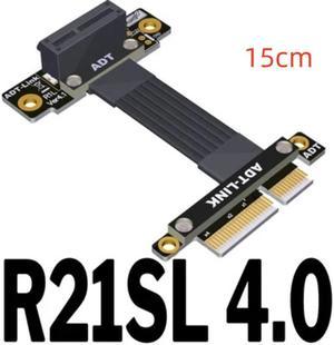 Weastlinks PCI Express 4.0 X4 To X1 Slot PCIe 4.0 Extension Cable PCI Express 4.0 Riser X4 To X1 Slot