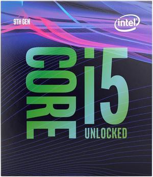 Intel Core i5-9600K Coffee Lake Desktop Processor Core i5 9th Gen,6- Cores up to 4.6 GHz LGA 1151 (300 Series) 95W  BX80684I59600K