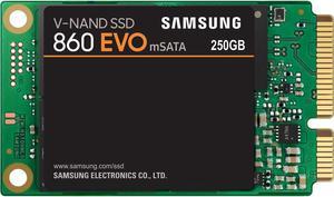 SAMSUNG 860 EVO Series mSATA 250GB SATA III V-NAND 3-bit MLC Internal Solid State Drive (SSD) MZ-M6E250BW