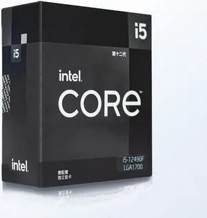 Intel Core i5-12490F Alder Lake Desktop Processor Game Special Edition i5 12th Gen, 6 Cores up to 4.6 GHz Turbo LGA 1700 65W Without Graphics and Fan -Black Box Intel Core i5-12490F Alder Lake Desktop Processor Game Special Edition i5 12th Gen, 6 Cores up to 4.6 GHz Turbo LGA 1700 65W Without Graphics and Fan -Black Box