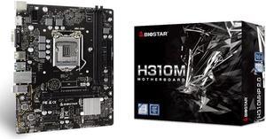 Biostar H310MHP Support 8100/9100F/9400F  8th/9th Gen  Intel LGA1151 PCIE3.0 Motherboard  H310MHP