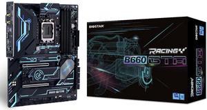 BIOSTAR B660GTA LGA 1700 Intel B660 SATA III (6Gb/s) HDMI 2.0 USB 3.2 Gen2 Type C PCIe 5.0 ATX Intel Gaming Motherboard