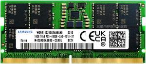 Samsung 1x16GB DDR5 4800MHz  262-Pin DDR5 SO-DIMM NON-ECC Notebook Memory Laptop Memory, M425R2GA3BB0-CQK