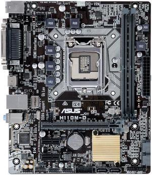 ASUS H110M-K D3 LGA 1151 Intel H110 SATA 6Gb/s USB 3.0 Micro ATX Intel Motherboard