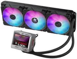 ASUS ROG RYUJIN II 360 ARGB EVA EDITION all-in-one liquid CPU Cooler 360mm Radiator, 3.5" Color LCD, Support AURA SYNC, 3*120mm ROG ARGB Fans, Compatible with Intel LGA1700, 1200 and AM4 socket ASUS ROG RYUJIN II 360 ARGB EVA EDITION all-in-one liquid CPU Cooler 360mm Radiator, 3.5" Color LCD, Support AURA SYNC, 3*120mm ROG ARGB Fans, Compatible with Intel LGA1700, 1200 and AM4 socket