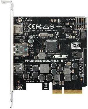 ASUS Thunderboltex 3 Thunderbolt/Usb Adapter, PCI Express to USB Card, 	1 x 9 pin TB header, 40Gbps transfer speed