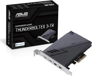 ASUS ThunderboltEX 3-TR Expansion Card for Z490 (Intel 10th Gen CPUs) Motherboard (PCIe 3.0 x4 Interface, 2 x Thunderbolt 3 USB Type-C Ports with 100w USB Quick Charge, 2 x Mini DisplayPort in Ports)