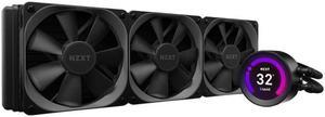 NZXT Kraken Z Series Z73 360mm - RL-KRZ73-01 - AIO RGB CPU Liquid Cooler - Customizable LCD Display - Improved Pump - Powered by CAM V4 - RGB Connector - Aer P 120mm Radiator Fans LGA 1700 Compatible