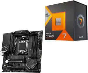 MSI PRO B650M-A WIFI AM5 AMD B650 SATA 6Gb/s DDR5 Ryzen 7000 Micro ATX Motherboard and AMD Ryzen 7 7800X3D - Ryzen 7 7000 Series 8-Core Socket AM5 120W,AMD Motherboard CPU Combo MSI PRO B650M-A WIFI AM5 AMD B650 SATA 6Gb/s DDR5 Ryzen 7000 Micro ATX Motherboard and AMD Ryzen 7 7800X3D - Ryzen 7 7000 Series 8-Core Socket AM5 120W,AMD Motherboard CPU Combo