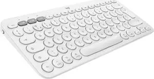 Logitech K380 Multi-Device Wireless Bluetooth Keyboard (920-009600) - Off White