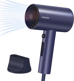 BABONIR Ionic Hair Dryer - Powerful 1800W Fast Drying Blow Dryer with Salon Negative Ions, Cool Button, Constant Temperature - Includes Bonus Greeting Card. Ideal Gift for Home, Salon, Travel, and Gym