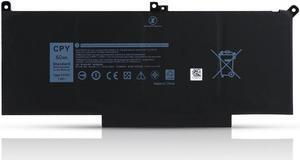 F3YGT DM3WC Battery For Dell Latitude 12 13 14 E7280 E7480 7480 7490 7000 Series