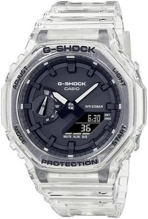 G-Shock By Casio Men's GA2100SKE-7A Analog-Digital Watch Clear White