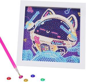 Diamond Painting Kits for Kids Ages 612 Adults 5D DIY Full Drill Crystal Rhinestone Painting Cross Stitch Art Kits with Frame Home Decor
