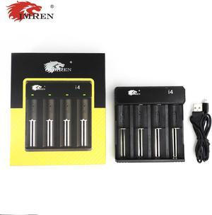 IMREN 18650 Battery Charger Rechargeable Battery USB Charger For 14500 16650 17650 18650 26650 21700 18350 AA AAA 3.7V/3.6V Lithium NiMH Battery