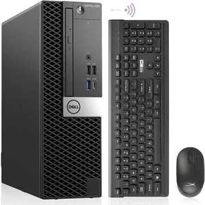Dell OptiPlex 5060 SFF PC - Intel Core i7-8700 3.00GHz, 16GB RAM, 512GB SSD, Intel Integrated Graphics, Wired Keyboard, Mouse, Built in WIFI, BT, Windows 11 Pro