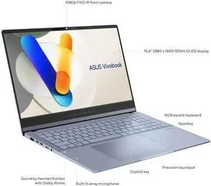 Asus Vivobook S15 S5506MA - 15.6 Laptop Intel Core Ultra 7 155H 1.4GHz 16GB RAM 1TB SSD Intel Arc Graphics - WIndows 11 Home