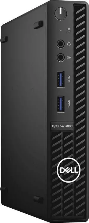 Dell OptiPlex 3080 MFF Desktop - Intel Core i5-10500T 2.30GHz 8GB RAM 256GB SSD Intel UHD Graphics 630 - Windows 10 Pro