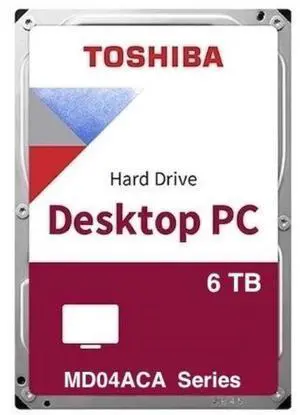 Toshiba MD04ACA600 6TB 7200RPM 3.5" SATA3 Desktop HDD  Refurbished