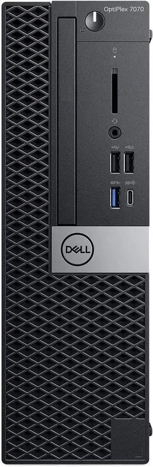 Dell Optiplex 7070 SFF Desktop PC - Intel Core i7-9700 3GHz 16GB RAM 256GB SSD NVIDIA Quadro P620 (2 Graphic Cards) - Windows 11 Pro