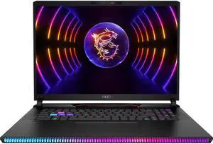 MSI Raider GE78 HX 14V 17" Gaming Laptop - Intel Core i7-14700HX 2.1GHz 16 GB RAM 512 GB SSD NVIDIA GeForce RTX 4070 - Windows 11 Pro MSI Raider GE78 HX 14V 17" Gaming Laptop - Intel Core i7-14700HX 2.1GHz 16 GB RAM 512 GB SSD NVIDIA GeForce RTX 4070 - Windows 11 Pro
